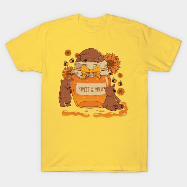 Sweet & Wild Bear by Tobe Fonseca T-Shirt by Tobe_Fonseca